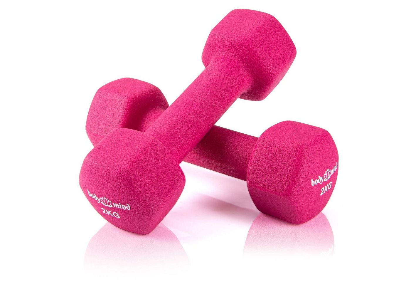 Body & Mind Hantel-Set Gymnastikhanteln Kurzhanteln, (Dumbbells, Effektives Krafttraining), Fitness Workout für Zuhause von Body & Mind