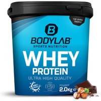 Whey Protein - 2000g - Haselnuss-Kakao von Bodylab24