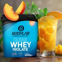 Clear Whey Isolate - 1200g - Ice Tea Mango-Peach von Bodylab24
