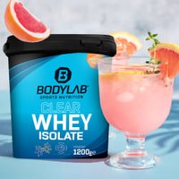 Clear Whey Isolate - 1200g - Pink Grapefruit von Bodylab24