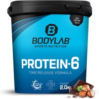 Protein-6 - 2000g - Schokolade-Haselnuss von Bodylab24