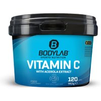 Vitamin C (mit Acerola Extrakt) (120 Kapseln) von Bodylab24