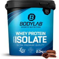 Whey Protein Isolat - 2000g - Double Chocolate von Bodylab24