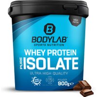 Whey Protein Isolat - 900g - Chocolate von Bodylab24