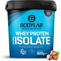Whey Protein Isolat - 900g - Haselnuss von Bodylab24