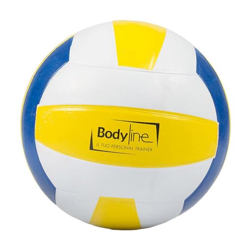 BODYLINE Volleyballball aus Gummi, Größe 5, Volleyball von BODYLINE