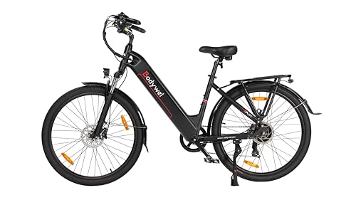 Bodywel A275 27,5 Zoll E-Bike 250W/36V 15Ah Akuu Reichweite 70-90km Eletrofahrrad mit Shimano 7 Gang Herren Damen von Bodywel