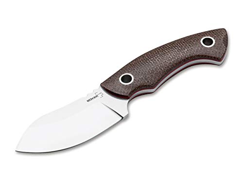Böker Plus Nessmi Pro Feststehendes Messer aus D2-Stahl und Verbundwerkstoff in der Farbe Braun - 16 cm von Böker Plus