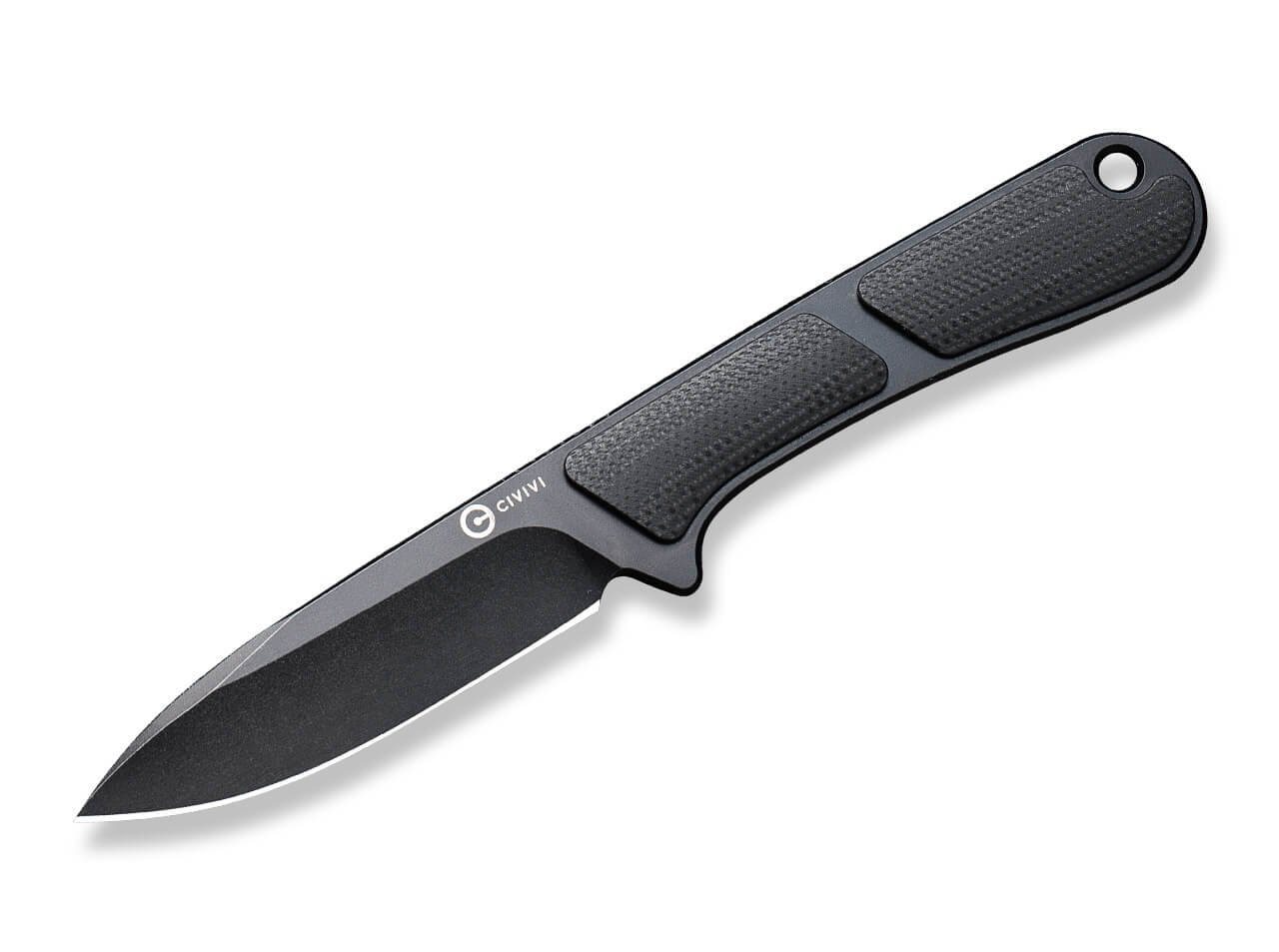 CIVIVI Universalmesser CIVIVI Mini Elementum Fixed G10 All Black Neckknife mit Kydexscheide, (1 St), Scheide inklusive von CIVIVI