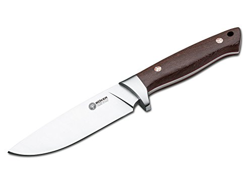 Böker Arbolito Trapper Feststehendes Messer aus N695-Stahl und Ebenholz in der Farbe Braun - 24,50 cm von Böker