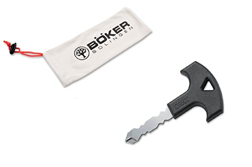Böker Williams Tactical Key inkl. Microfaserbeutel, Edelstahlklinge und Griff aus Zytel, Größe: 9,10cm, schwarz von Böker