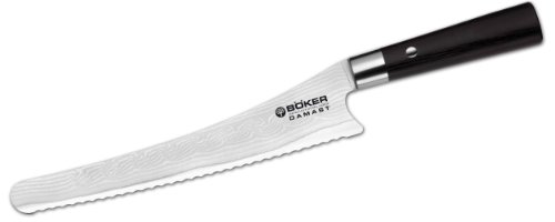 Böker 130423DAM Messer Damast Black Brot, Schwarz, 36 cm von Böker