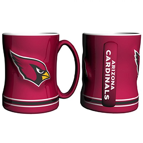 Boelter Brands NFL Skulptierte Kaffeetasse, 400 ml, Arizona Cardinals von Boelter Brands