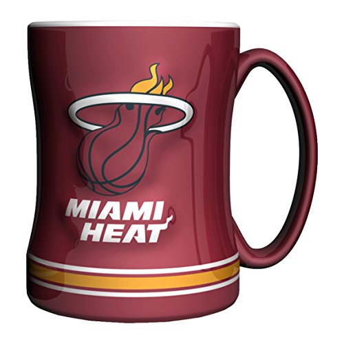 NBA Miami Heat Sculpted Relief Tasse, 400 ml von Boelter Brands