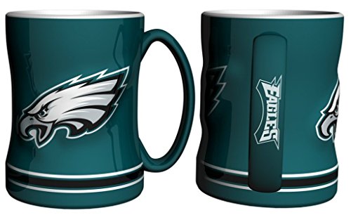 NFL modellierte Kaffee Tasse, 15 Unzen, Keramik, Philadelphia Eagles von Boelter Brands