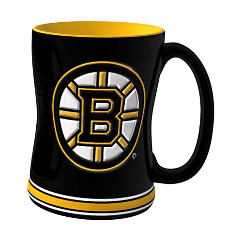 NHL Boston Bruins Tasse mit Relief, 400 ml von Boelter Brands