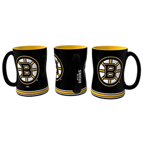 NHL Unisex-Modelliertes Relief, ca. 400 g, Unisex, Coffee Mug, Team Color, 14 oz von Boelter Brands