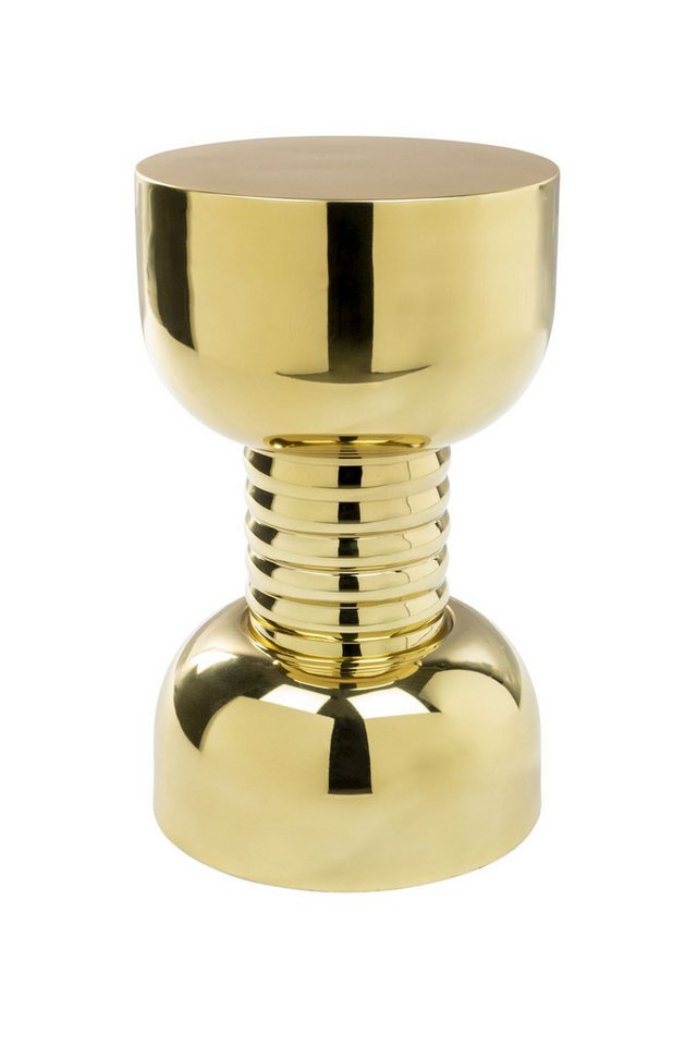 Bold Monkey Beistelltisch Industrial Beistelltisch Gonna Make You Sweat Hantel Gold oder Silber von Bold Monkey