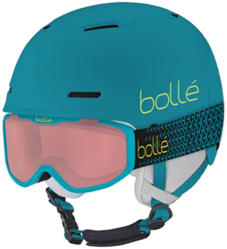 BOLLE Combo B-Fun JR + Rocket Helm 2024 Blue Yellow Matte/Blue Black Matte/Vermillon, XS/S von BOLLE