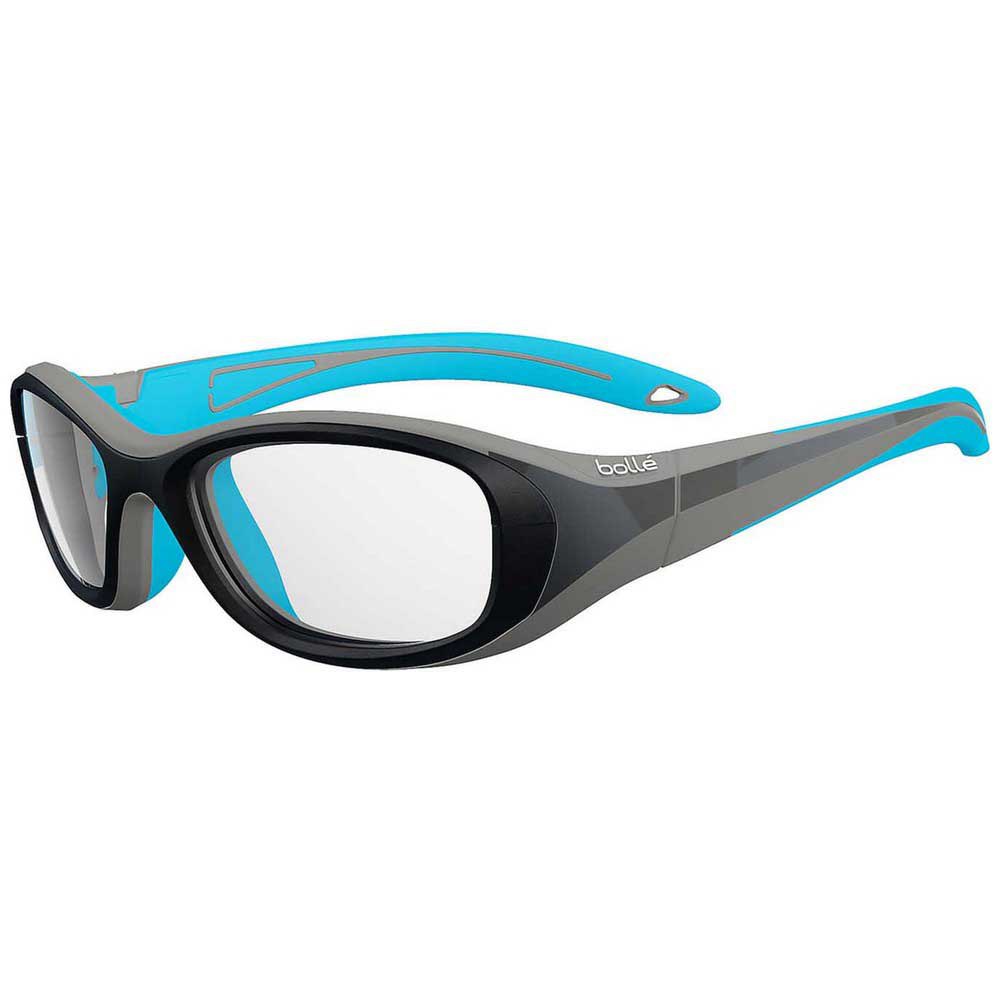 Bolle Coverage 52 Squash Glasses Junior Blau,Schwarz PC Clear Platinum/CAT0 von Bolle
