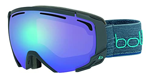 bollé - SUPREME OTG Dark Grey & Blue Matte - Azure Kat 2, Skibrille, Medium, Unisex Erwachsene von bollé