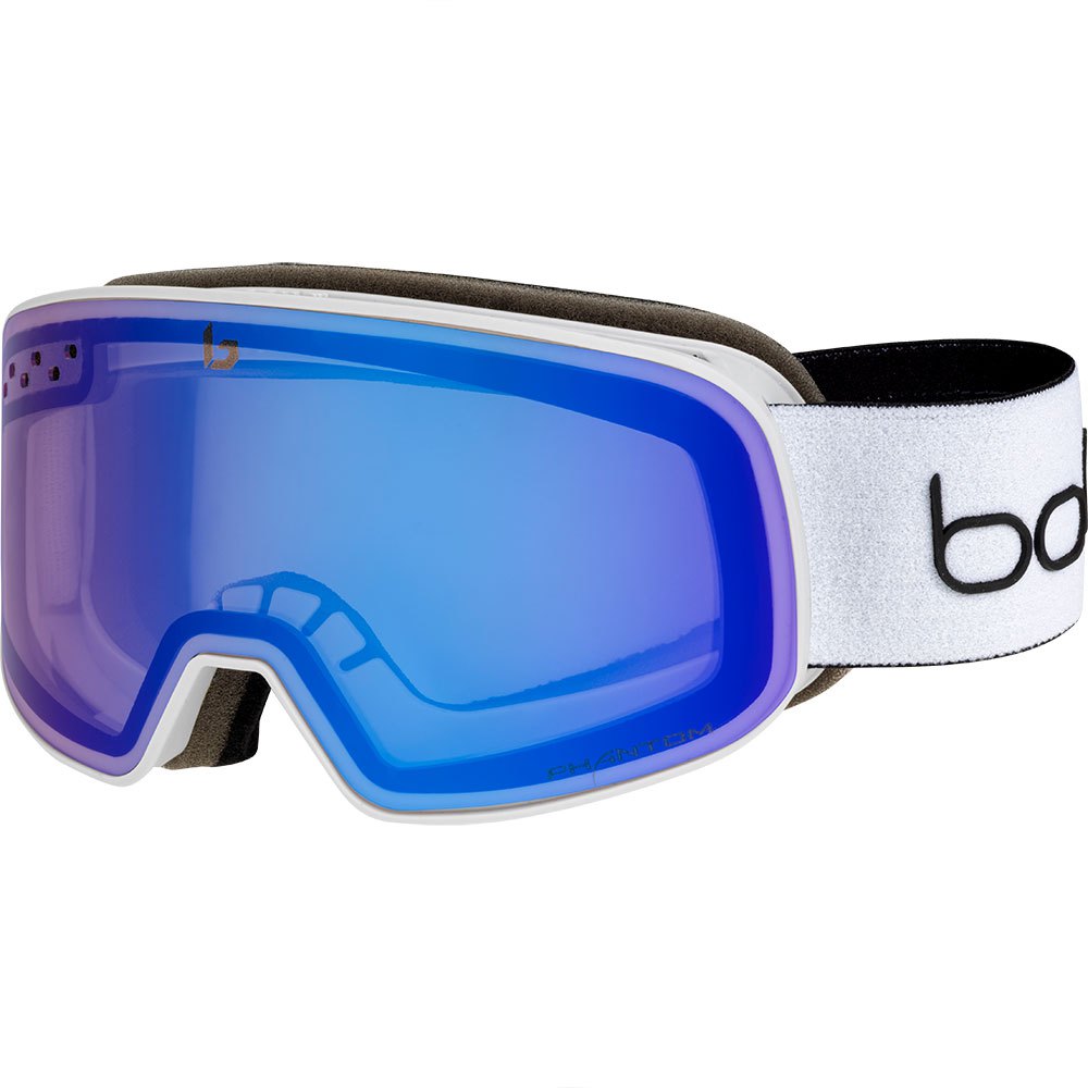 Bolle Nevada Small Photochromic Ski Goggles Weiß Phantom Vermillon Blue Photochromic/CAT1-3 von Bolle