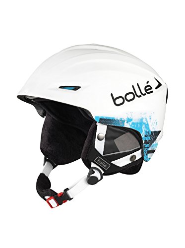 Bollé Skihelm Sharp Soft, Weiß/Blau, 58-61 cm von Bollé