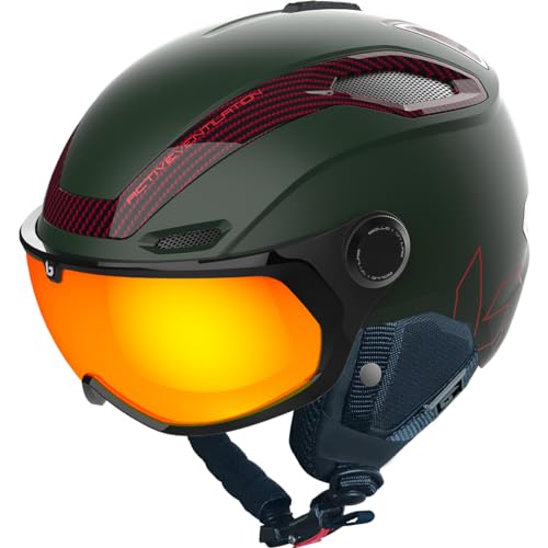 bollé V-line Carbon Helme Winter, grün, S von bollé