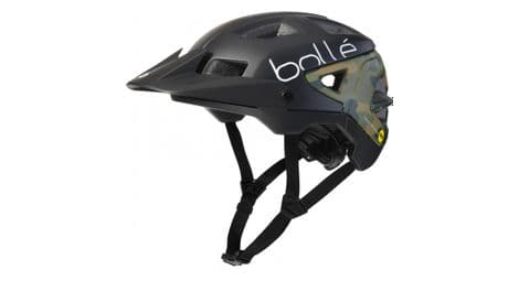 bolle trackdown mips helm schwarz   matt camo von Bollé