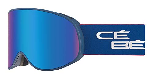 Cébé Unisex – Erwachsene Attraction Skibrillen Matt Blue Red Large von bollé