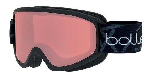 bollé - FREEZE Black Matte - Vermillon Kat 2, Skibrille, Medium, Unisex Erwachsene von bollé