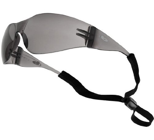 bollé Schutzbrille B-Line - BL10 -, Smoke PC Rahmen und Gläser, Anti-Kratz, inkl. Band von Bollé