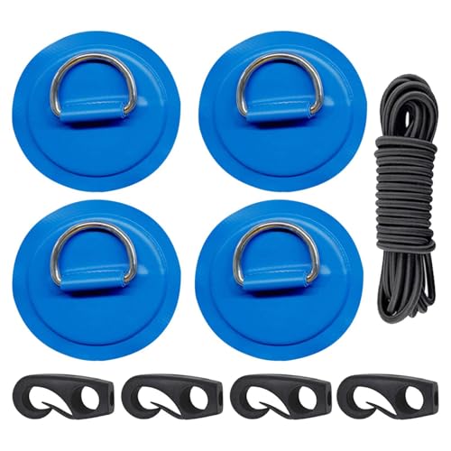 BommFu Kayak Deck Ausrüstungsset | Kayak Deck Seil Mit Endhaken | 2.5 Meter Seil Ersatz Zur Befestigung Für Wassersport Camping Boote Schlauchboot Rafting Paddleboard von BommFu