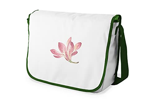 Le Jardin du Lin Digital Bedruckte Messenger Schultaschen mit Khaki Riemen für Mädchen und Jungen, Zurück zur Schule, Kuriertaschen für Schüler, Umhängetaschen, Größe: 29x36 Cm von Le Jardin du Lin