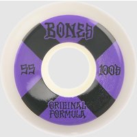 Bones Wheels 100's OG #4 V5 Sidecut 100A 55mm Rollen purple von Bones Wheels