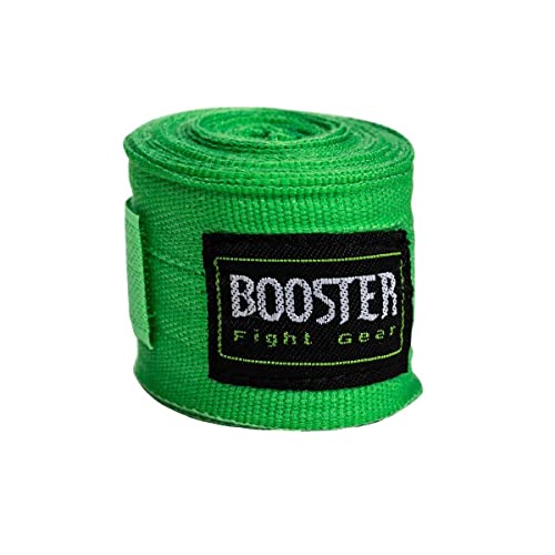 Booster Bandagen, grün, halbelastisch, 4.6 m, Hand Wraps, Wickelbandagen, MMA von Booster Fightgear