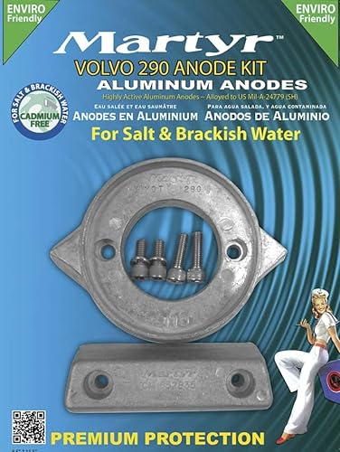 Boot & Motor Aluminium Anodensatz für Passend für Volvo Penta 290 von Boot & Motor