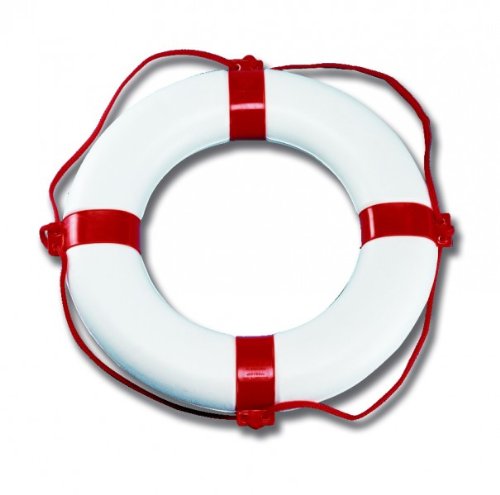 Rettungsring Pegaso weiß/rot 60 x 35 cm von Boote & Yachten Kantschuster