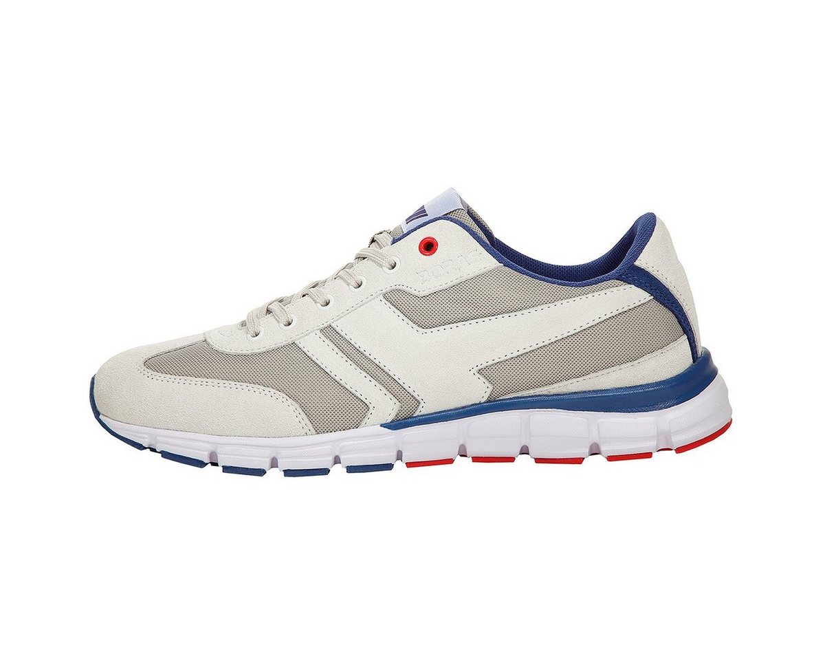 BORAS Große Größen Sneaker Goal offwhite/navy/red Boras Fashion Sports Sneaker von BORAS