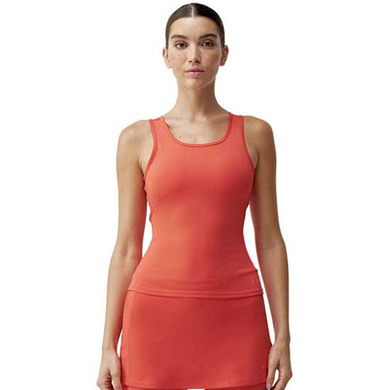 Born Living Yoga Davis Built-in Bra Medium Support Sleeveless T-shirt Orange M Frau von Born Living Yoga