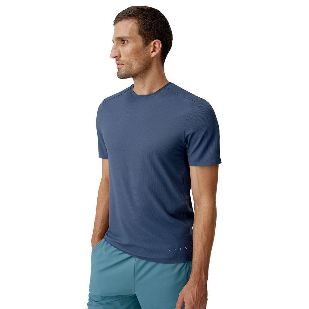Born Living Yoga Niger Short Sleeve T-shirt Blau S Mann von Born Living Yoga