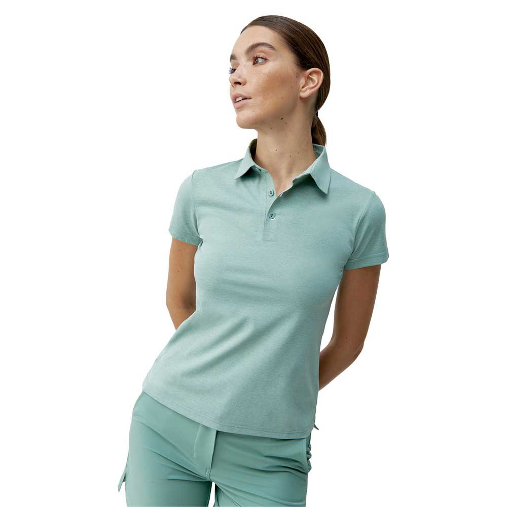 Born Living Yoga Open Short Sleeve Polo Grün XL Frau von Born Living Yoga