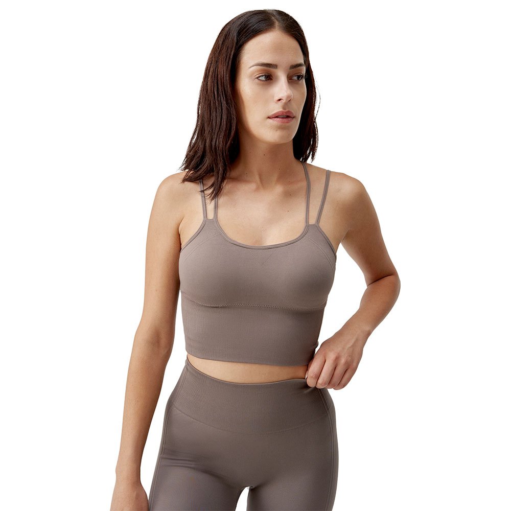 Born Living Yoga Prasarita Top Braun L Frau von Born Living Yoga