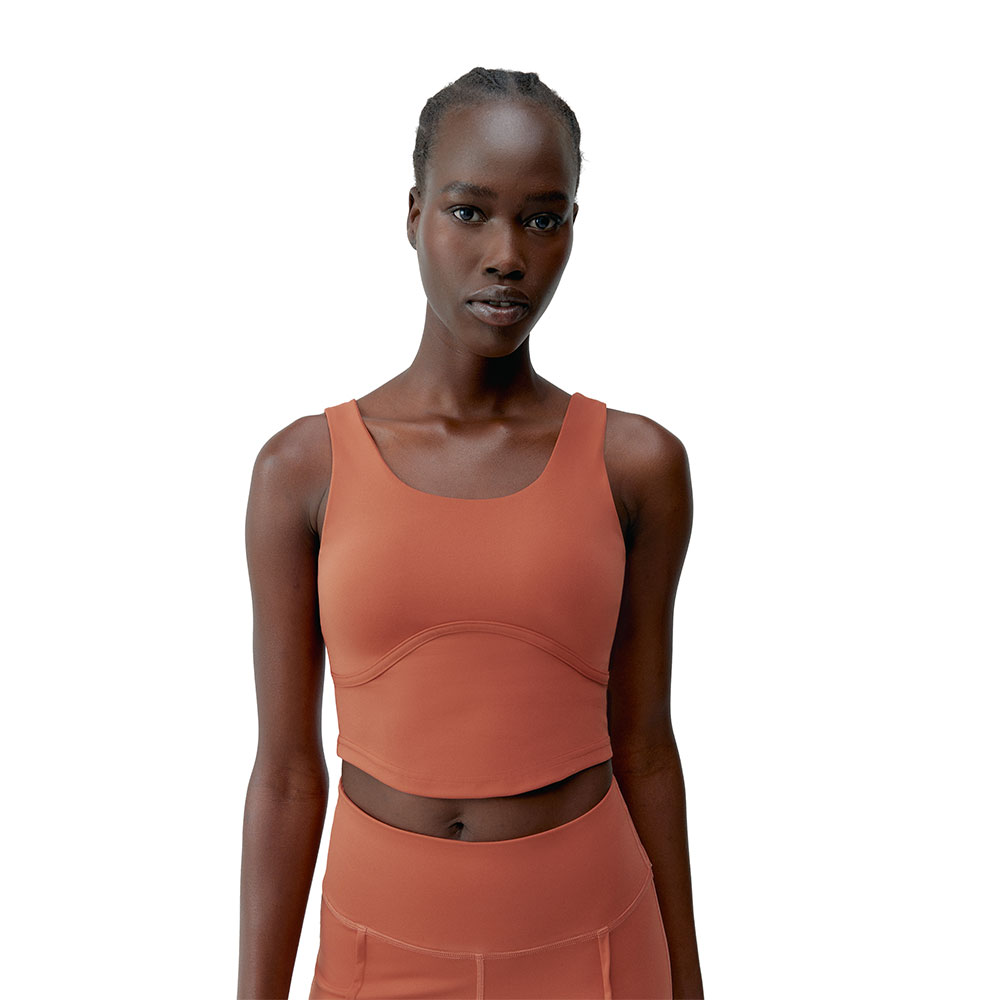 Born Living Yoga Sayani Medium Support Sports Top Orange S Frau von Born Living Yoga
