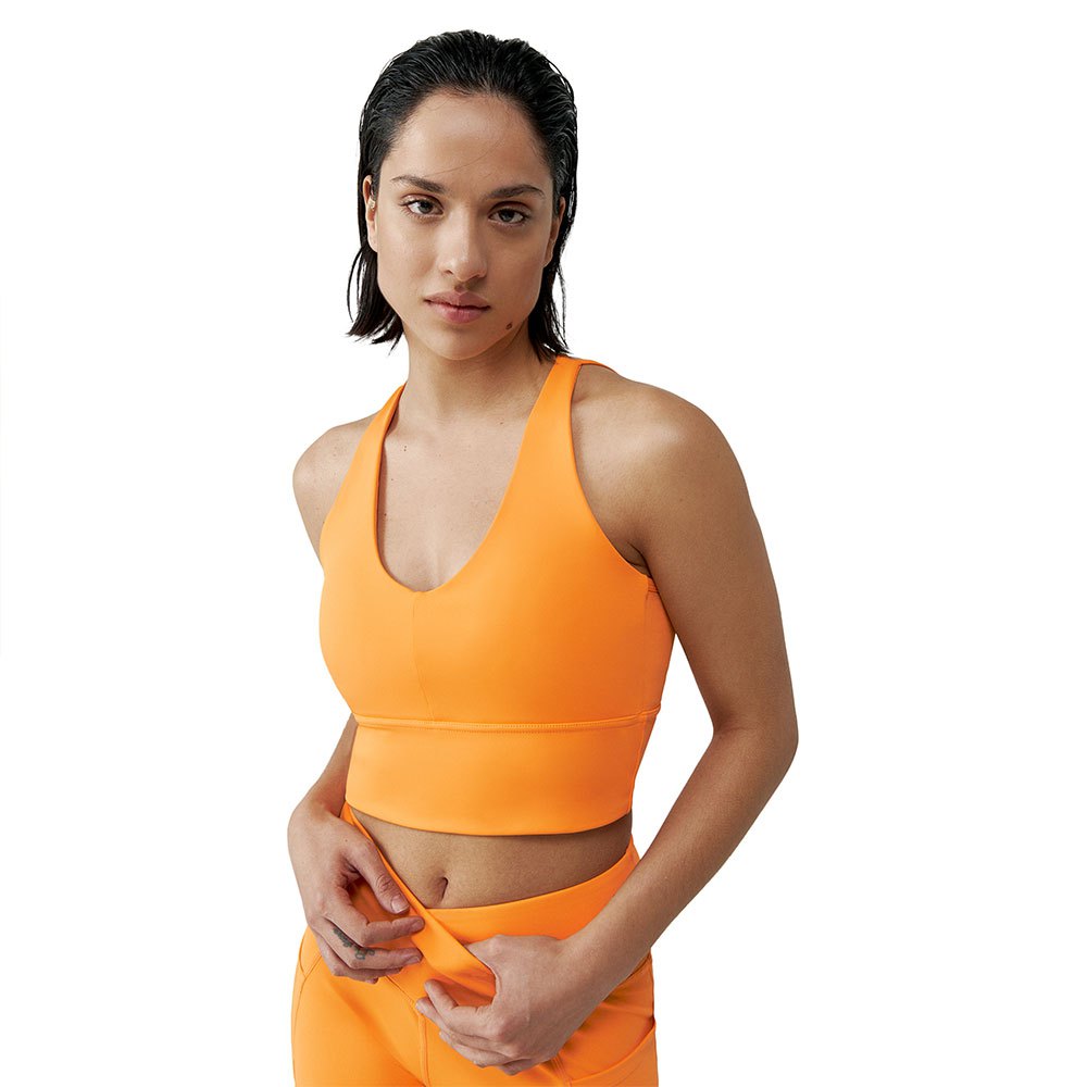 Born Living Yoga Seia Sports Top Medium-high Support Orange S Frau von Born Living Yoga