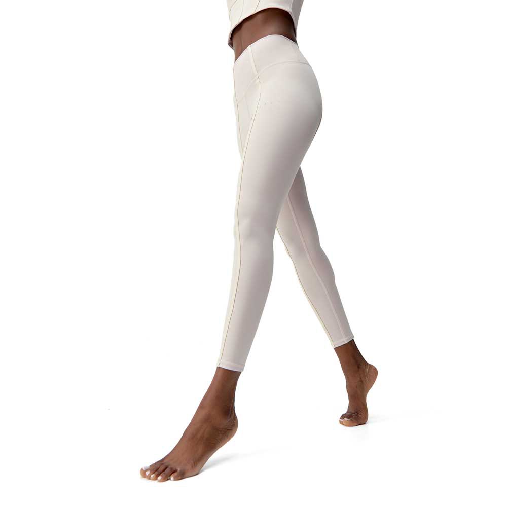 Born Living Yoga Vani Leggings 7/8 High Waist Beige S Frau von Born Living Yoga