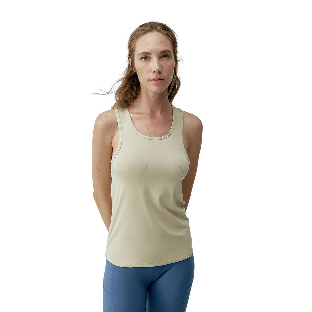 Born Living Yoga Vera Sleeveless T-shirt Beige L Frau von Born Living Yoga