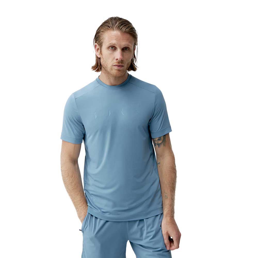 Born Living Yoga Volta Short Sleeve T-shirt Blau M Mann von Born Living Yoga