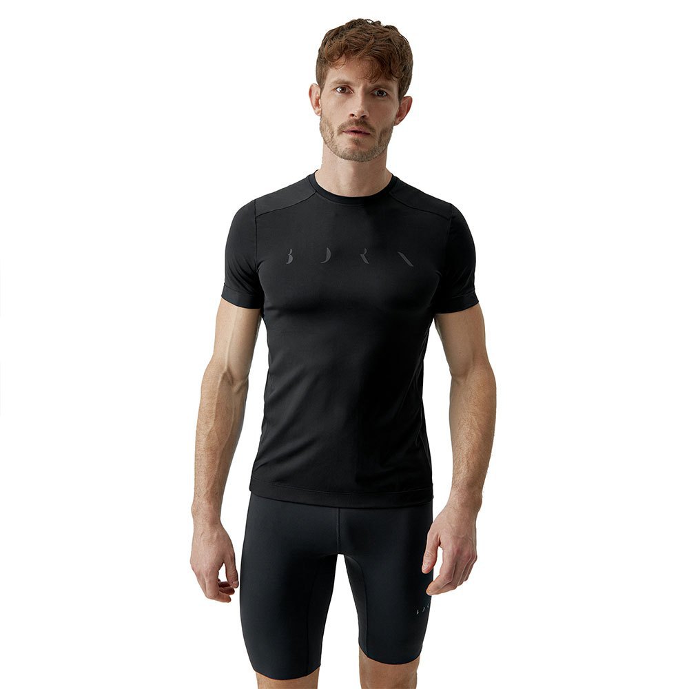 Born Living Yoga Volta Short Sleeve T-shirt Schwarz L Mann von Born Living Yoga