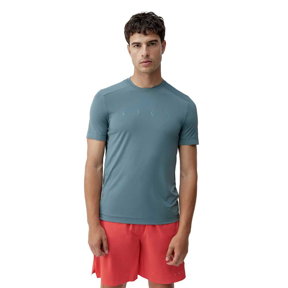 Born Living Yoga Volta Short Sleeve T-shirt Blau XL Mann von Born Living Yoga